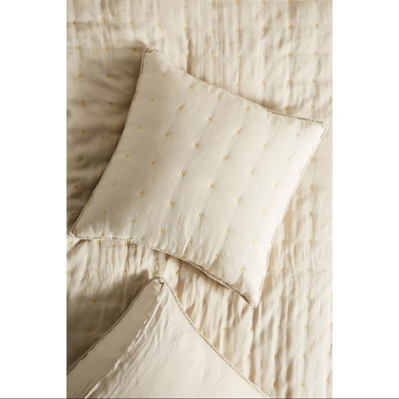 Anthropologie Other - Moderna Quilted Euro Sham by Anthropologie (per piece)